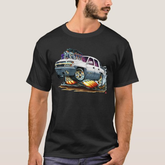 T-shirt Camion de blanc d'avalanche (Devant)