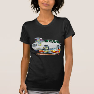 T-shirt Camion de blanc de Cadillac Escalade