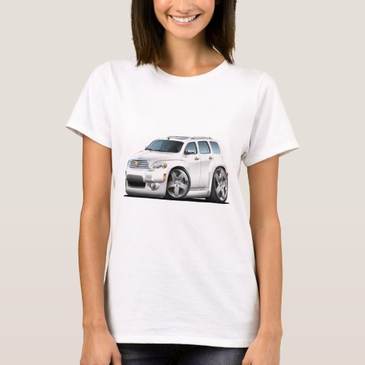 T-shirt Camion de blanc de Chevy HHR (Devant)