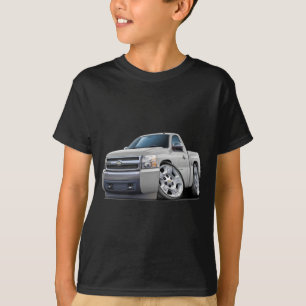 T-shirt Camion de blanc de Chevy Silverado