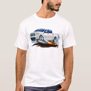 T-shirt Camion de blanc de Crewmax de toundra de Toyota