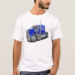 T-shirt Camion de bleu de Kenworth w900