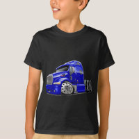Camion de bleu de Peterbilt