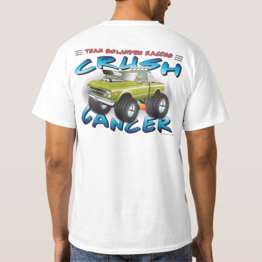 T-shirt Camion de Cancer d'écrasement de Bolander (Dos)