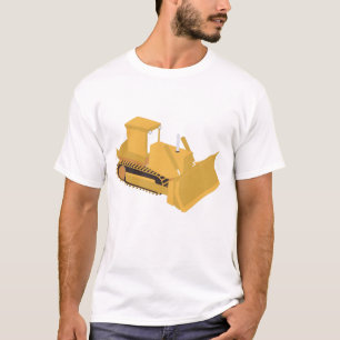T-shirt Camion de construction Bulldozer