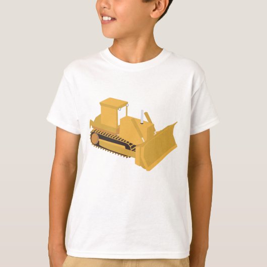 T-shirt Camion de construction Bulldozer (Devant)