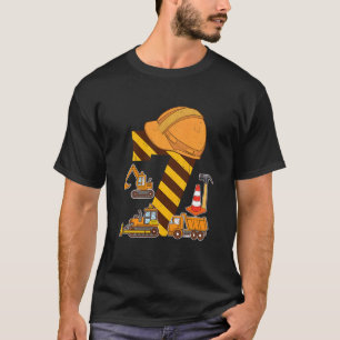 T-shirt Camion de construction pour enfants 7 Excavateur p