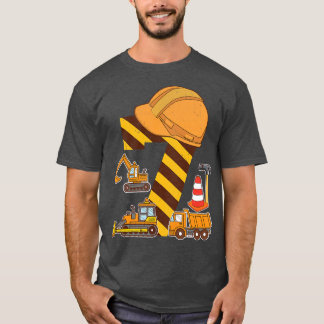 T-shirt Camion de construction pour enfants 7 Excavateur p