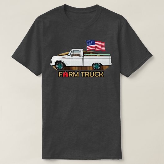 T-shirt Camion de ferme White (Design devant)