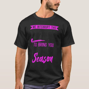 T-shirt Camion De Hockey Sur Terrain Nous Interrompons Ces