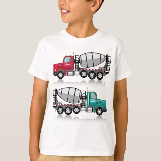 T-shirt Camion de mélangeur concret (Devant)