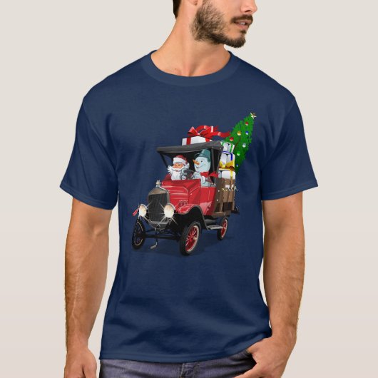 T-shirt Camion de Noël (Devant)