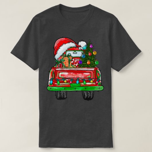 T-shirt Camion de Noël 1 (Design devant)
