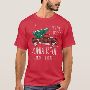 T-shirt Camion de Noël C'est la période la plus merveilleu