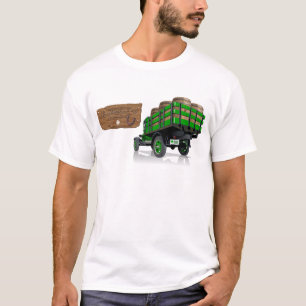 T-shirt Camion de Noël Saint Patrick Carton vintage