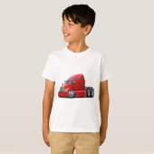 T-shirt Camion de rouge de Kenworth 660 (Devant entier)