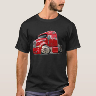 T-shirt Camion de rouge de Peterbilt