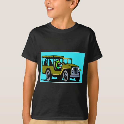 T-shirt Camion de safari (Devant)
