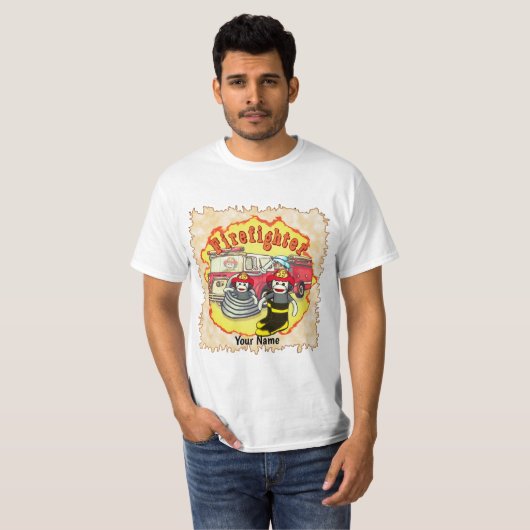 T-shirt Camion de singe de choc (Devant entier)