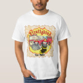 T-shirt Camion de singe de choc (Devant)