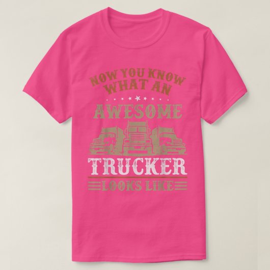 T-shirt Camion de Truckers  (Design devant)
