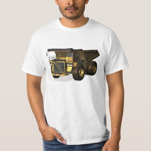 T-shirt Camion de vidage géant (Devant)