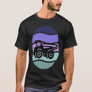 T-shirt Camion de vidange cool pour chargeur de roues et V