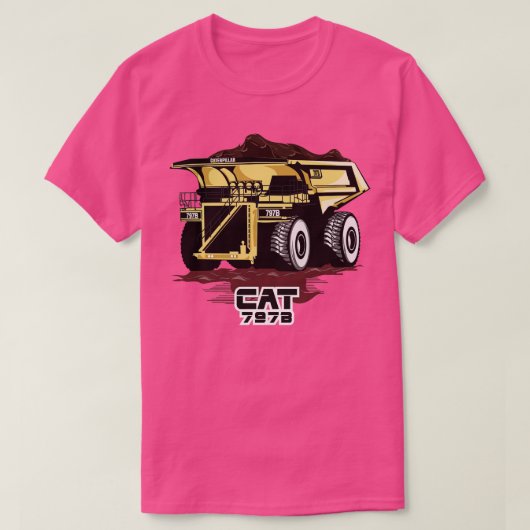 T-shirt Camion d'exploitation 797B (Design devant)