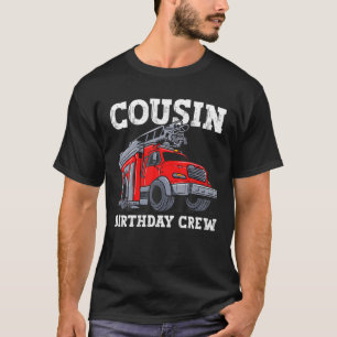 T-shirt Camion d'incendie d'équipage Cousin