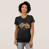 T-shirt Camion d'orange de H2 de Hummer (Devant entier)