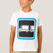 T-shirt Camion Et Remorque (Devant)