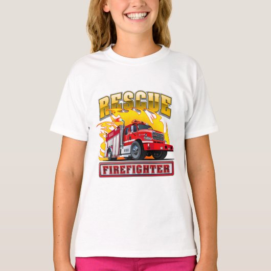 T-shirt Camion-feu (Devant)