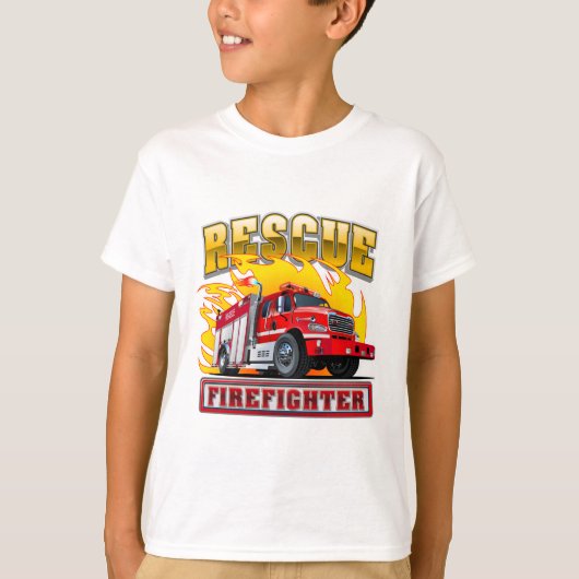 T-shirt Camion-feu (Devant)