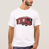 T-shirt Camion-feu futuriste (Devant)
