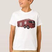 T-shirt Camion-feu futuriste (Devant)