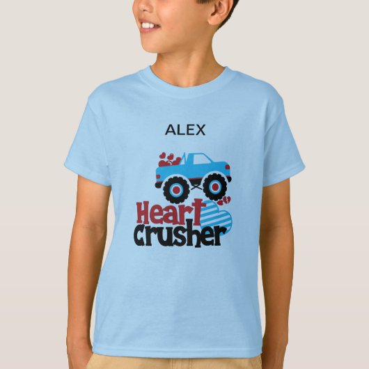 T-SHIRT "CAMION HEART CRUSHER" (Devant)