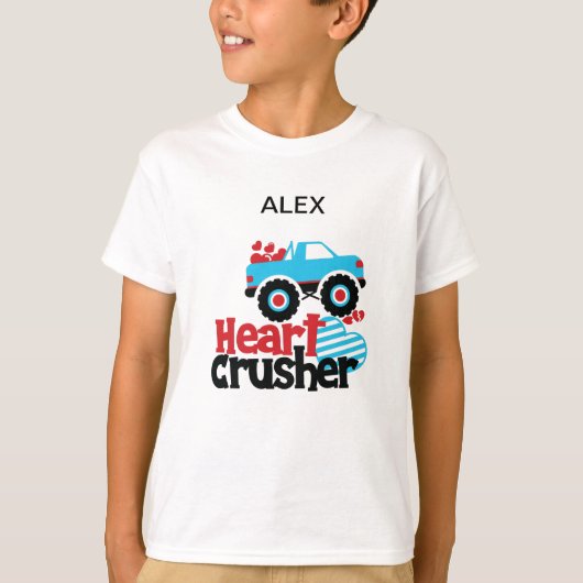 T-SHIRT "CAMION HEART CRUSHER" (Devant)