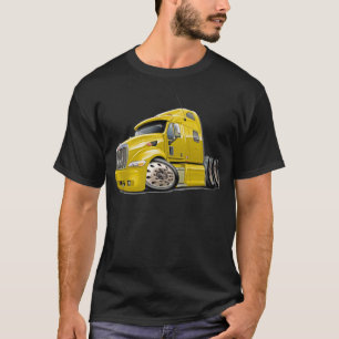 T-shirt Camion jaune de Peterbilt