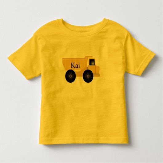 T-shirt Camion Kai Yellow Dump (Devant)