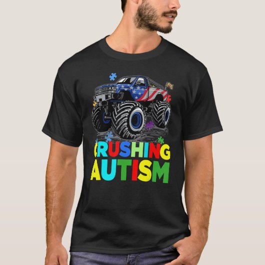 T-shirt Camion Méga Autisme 2 (Devant)