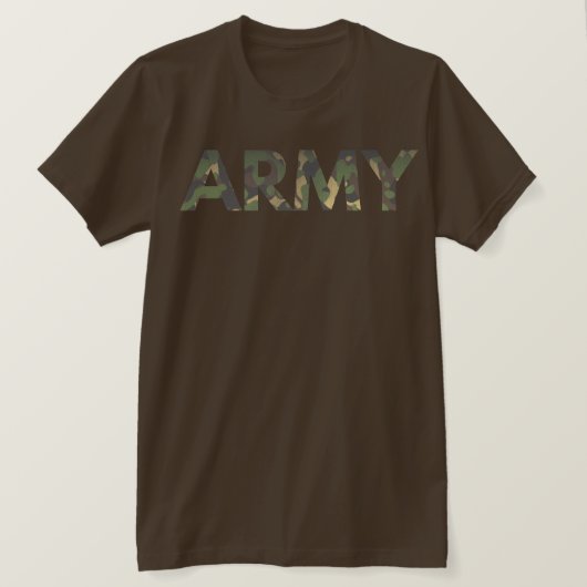 T-shirt Camion militaire vert de l'armée (Design devant)