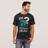 T-shirt Camion Monster 2e Joyeux Anniversaire Garçon 2 ans (Devant entier)