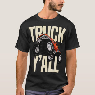 T-shirt Camion Monster 4x4 Camion Camion Cowboy Cowboy