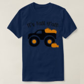 T-shirt Camion Monster Automne Yx27all Itx27s Avec Citroui (Design devant)