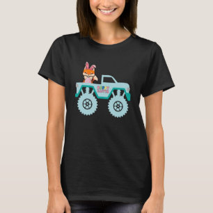 T-shirt Camion Monster de lapin de dragon de Pâques T