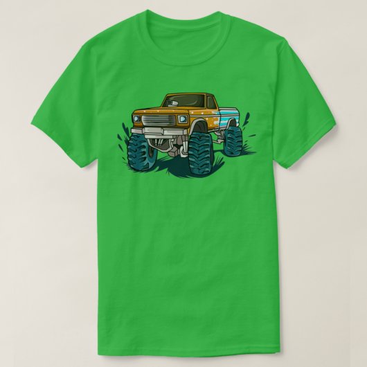 T-shirt Camion Monster vintage 13 (Design devant)