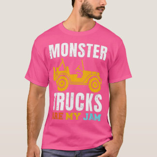 T-shirt Camion Monster Vintage cool Sont Mon Jam Retro Sun
