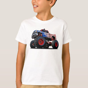 T-shirt Camion monstre de dessin animé