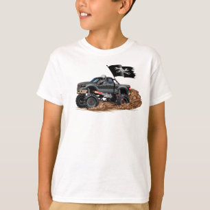 T-shirt Camion monstre de dessin animé