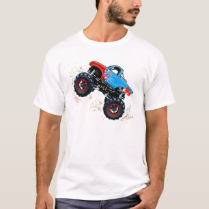 T-shirt Camion monstre de dessin animé